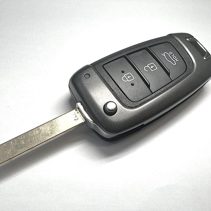 RFC 3 button flip key case for Hyundai Kona remote 2018 2019 2020 2021 2022 2023 HYB14 blade