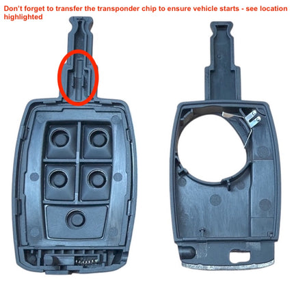 RFC 5 button case for Volvo C30 C70 S40 V50 remote fob