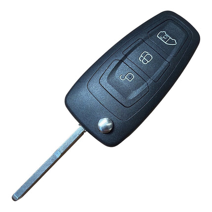 RFC 3 button flip key case for Ford Transit Custom Tourneo MK8 remote 2013 2014 2015 2016 2017 2018 2019 2020 2021 2022 2023