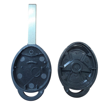 RFC 3 button key case for BMW MINI One Cooper S Cabriolet Convertible 2004 2005 2006 remote HU92 blade