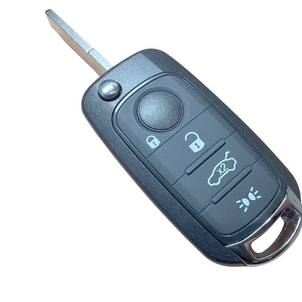 RFC 4 button flip key case for Fiat 500X remote fob 2014 2015 2016 2017 2018 2019 2020 2021 SIP22 blade