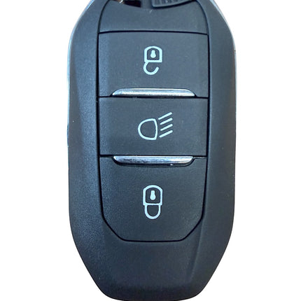 RFC 3 button case for Peugeot 308 remote fob Keyless VA2 blade shell housing 2013 2014 2015 2016