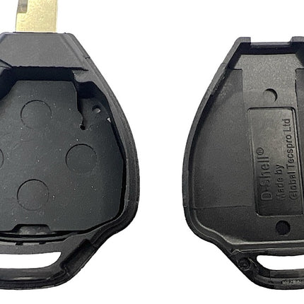 RFC 2 button key case for Toyota Verso remote fob 2010 2011 2012 TOY47 profile