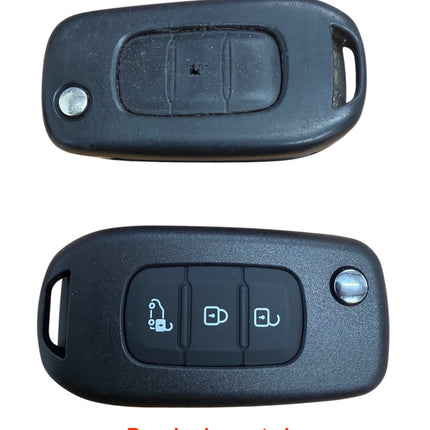Repair service for Renault Trafic 3 button remote flip key 2021 2022 2023 2024 2025 