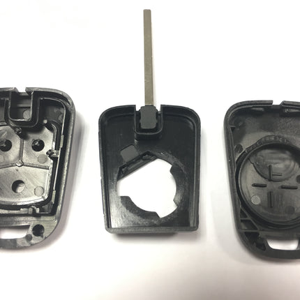 RFC 2 button key case for Vauxhall Opel Adam remote fob 2013 2014 2015 2016 HU100 blank blade
