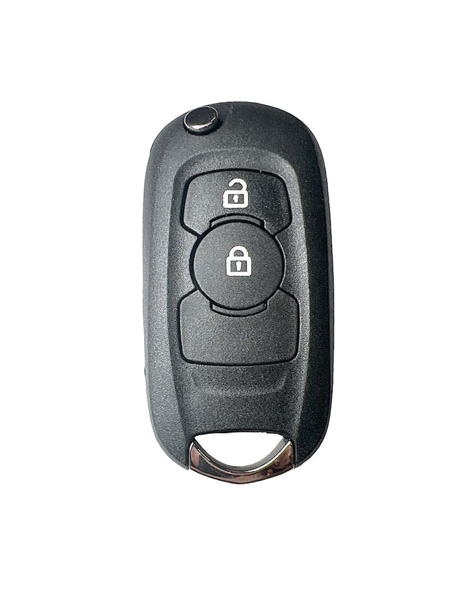 RFC 2 button flip key case for Vauxhall Astra K 2015 2016 2017 2018 2019 2020 2021