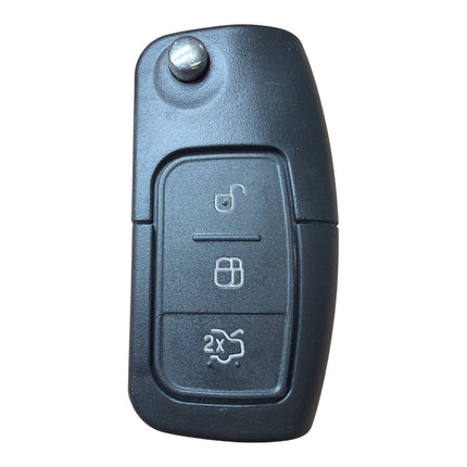 RFC 3 button flip key case for Ford Fiesta MK7 remote fob HU101 2009 2010 2011 2012 2013 2014 2015 2016
