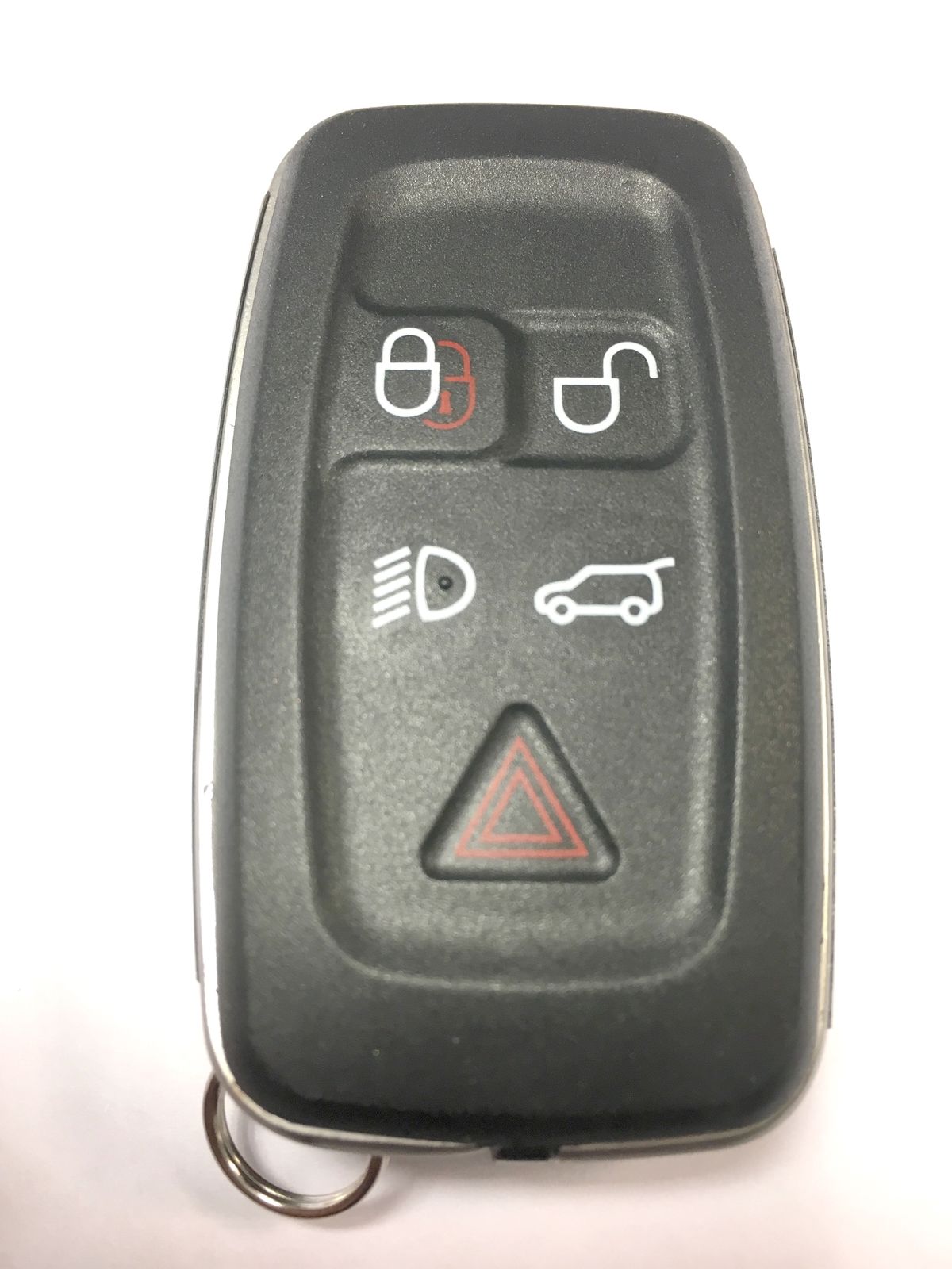 5-Button Key Fob Case For Jaguar XE – 2015-2019, Black Housing