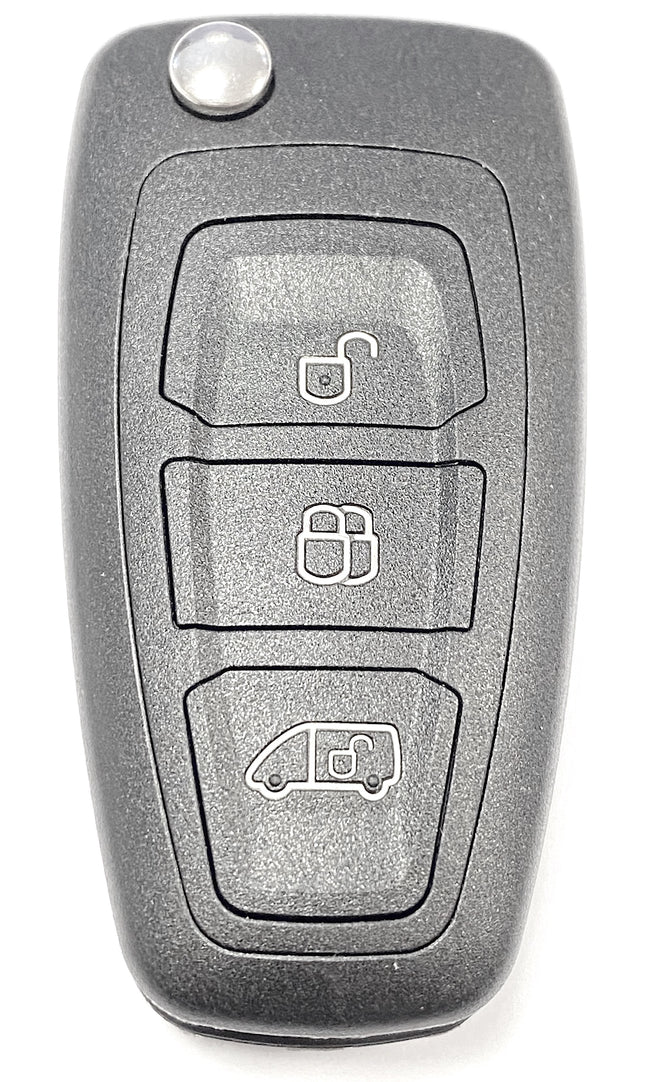 RFC 3 button flip key case for Ford Transit Custom Tourneo MK8 remote 2013 2014 2015 2016 2017 2018 2019 2020
