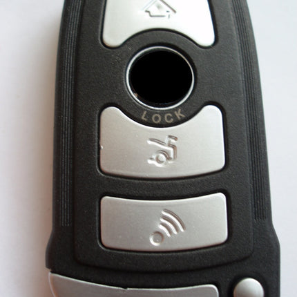 RFC 4 Button Fob Case For BMW 7 Series E65 E66 E67 E68 Remote Key 2001 2002 2003 2004 2005 2006 2007 2008