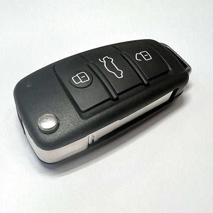 RFC 3 button remote flip key for Audi A1 Q3 S1 remote fob 434mhz ID48 Transponder DE 8X0 837 220 D