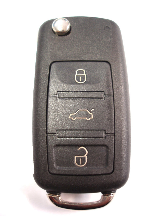 RFC 3 button flip key case for Audi A8 D3 remote key fob 2002 2003 2004 2005 2006 2007 2008 2009 2010