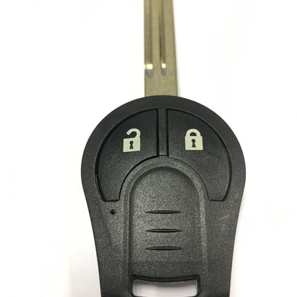 Replacement 2 button key case for Nissan Juke Micra Tiida remote fob