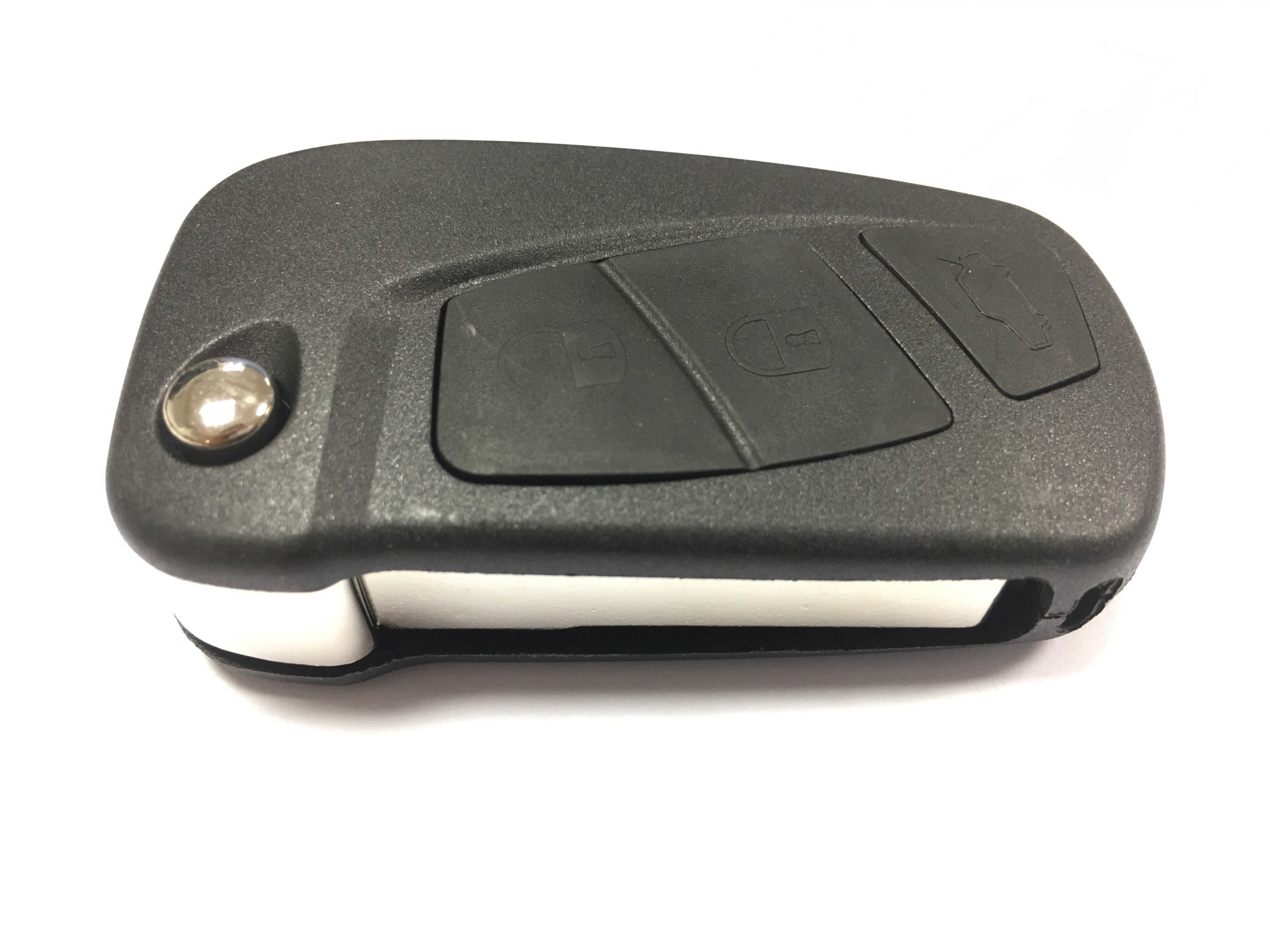 RFC 3-Button Flip Key Case For Ford Mondeo MK5 (2015-2021) – Zetec, HU101 Blade, Black