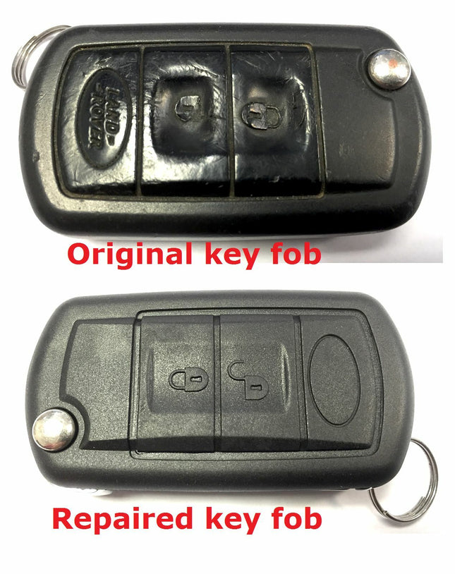 Repair service for Land Rover Range Rover Sport L320 3 remote flip key fob + new case 2005 2006 2007 2008 2009