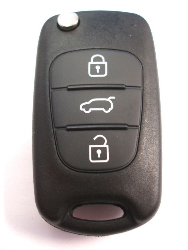 RFC 3 button flip key case for Kia Soul remote key 2008 2009 2010 2011