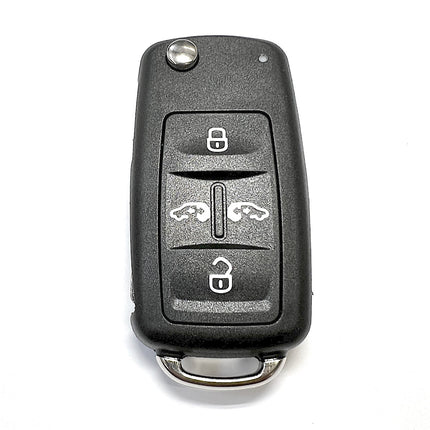 Replacement 5 button flip key case for VW Volkswagen Sharan 7N 2010+ remote fob