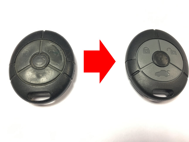 Repair service for Rover 25 45 75 2 or 3 button remote fob