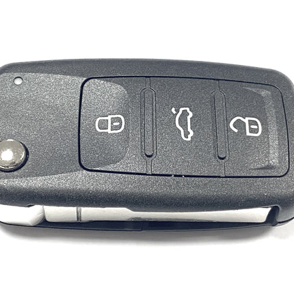 RFC 3 button flip key case shell for VW Volkswagen Tiguan remote key fob 2011 2012 2013 2014 2015 2016