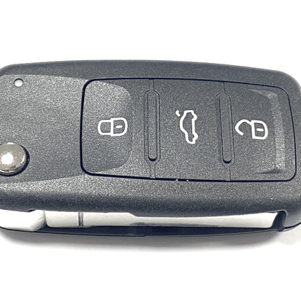RFC Replacement 3 button flip key case for VW Volkswagen Scirroco 2011 - 2015 remote key fob
