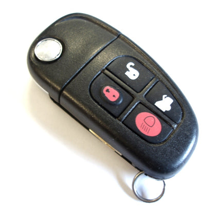 Repair service for Jaguar X S Type 4 button remote flip key 2001 2002 2003 2004 2005 2006 2007 2008 2009