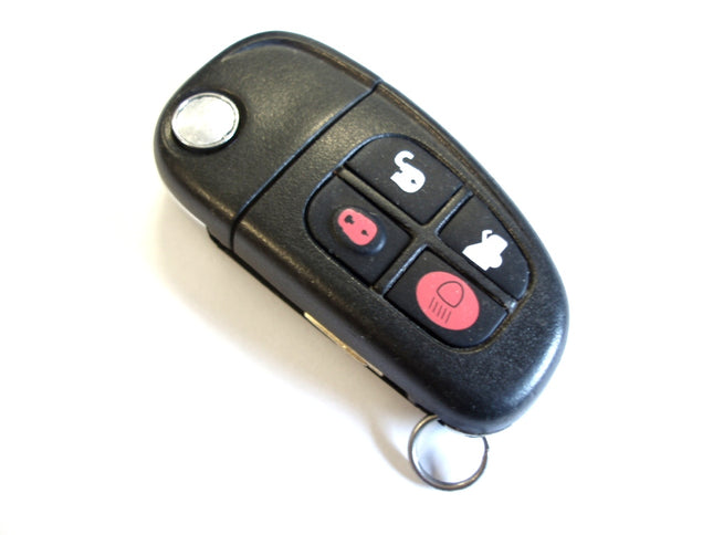 Repair service for Jaguar X S Type 4 button remote flip key 2001 2002 2003 2004 2005 2006 2007 2008 2009