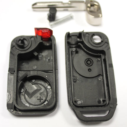RFC 1 button flip key case for Mercedes A C E S Class remote infra red 