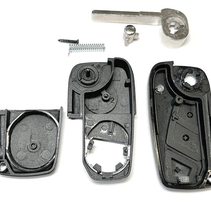 RFC 3 button flip key case for Fiat Ducato remote fob 2002 2003 2004 2005 2006 - back battery cover