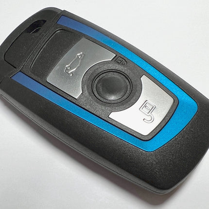 RFC 3 button case for BMW X3 F25 Series M Sport Blue surround remote fob 2010 2011 2012 2013 2014 2015 2016 2017