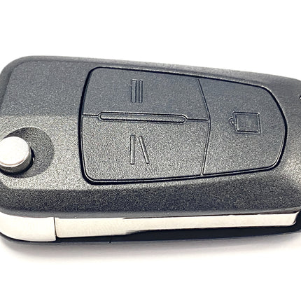 RFC 3 button flip key case for Vauxhall Vectra C remote fob 2002 2003 2004 2005 HU43 Opel