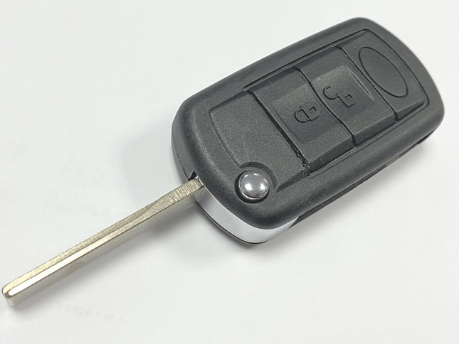 RFC 3 button flip key case for Land Rover Discovery 3 remote fob 2004 2005 2006 2007 2008 2009 HU101 blade