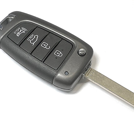 RFC 4 button flip key case for Hyundai i30 remote 2017 2018 2019 
