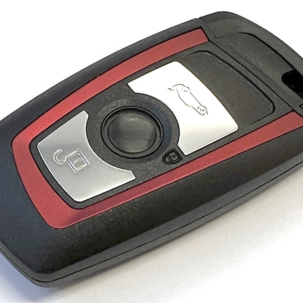 RFC 3 button case for BMW 4 Series F32 F33 F36 Sport Red surround remote fob 2013 2014 2015 2016 2017 2018 2019 2020 2021