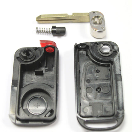RFC 2 button flip key case for Mercedes A C E S Class Infra Red HU39T