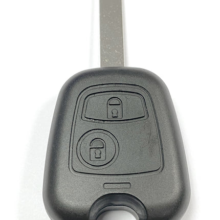RFC 2 button key case for Peugeot 107 remote fob 2005 - 2014 VA2 Blade