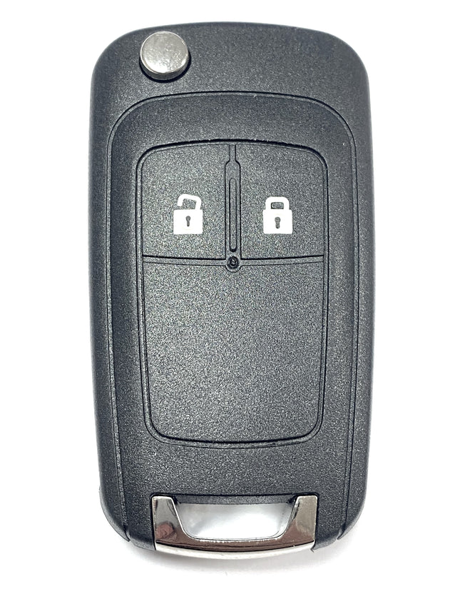 RFC 2 button flip key case for Vauxhall Opel Viva 2015 2016 2017 remote fob
