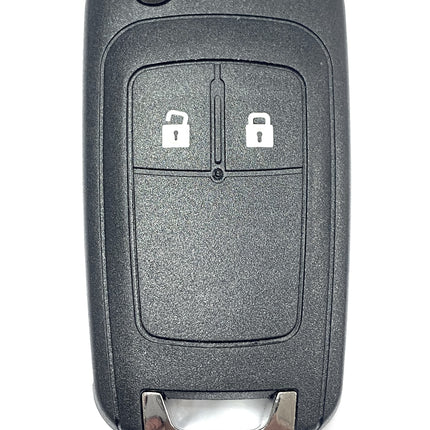 RFC 2 button flip key case for Vauxhall Opel Adam 2009 - 2017 remote fob