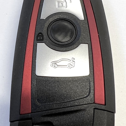RFC 3 button case for BMW 1 Series F20 F21 Sport Red surround remote fob 2011 2012 2013 2014 2015 2016 2017 2018 2019