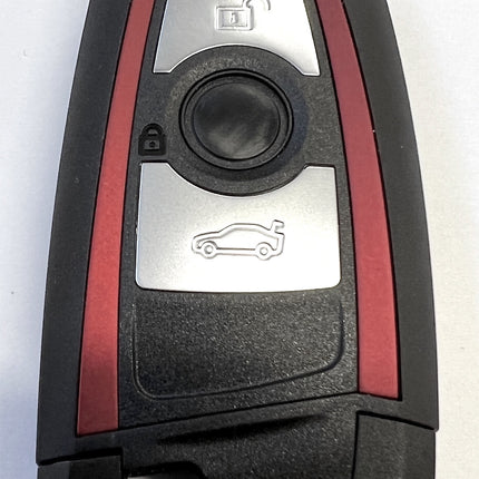 RFC 3 button case for BMW 4 Series F32 F33 F36 Sport Red surround remote fob 2013 2014 2015 2016 2017 2018 2019 2020 2021