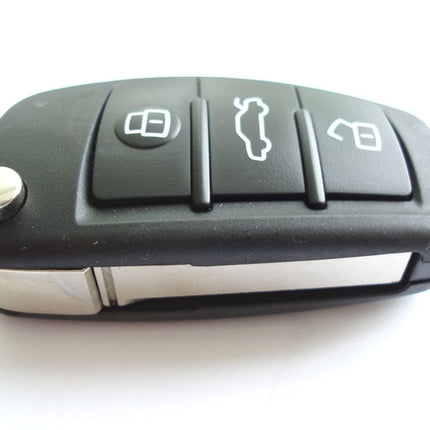 RFC Complete 3 button remote flip key for Audi TT 8J 2006 2007 2008 2009 2010 2011 2012 2013 434mhz ID48 Canbus TP25