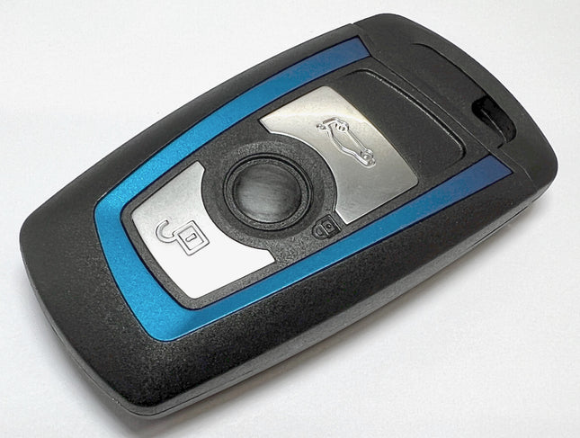 RFC 3 button case for BMW 1 Series F20 F21 M Sport Blue surround remote fob 2011 2012 2013 2014 2015 2016 2017 2018 2019