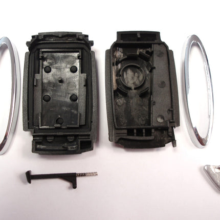 RFC 5 button case housing for Jaguar XK remote key fob keyless start 2006 2007 2008 2009 2010 2011 2012 2013 2014