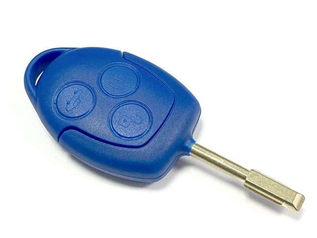 RFC Complete 3 button remote for Ford Transit 2006 2007 2008 2009 2010 2011 2012 2013 2014 4D63 434mhz Blue remote 