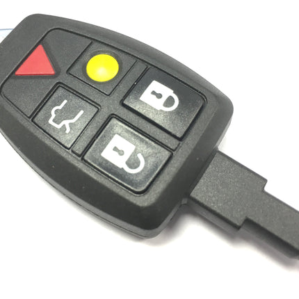 Replacement 5 button case for Volvo S40 V50 C30 C70 remote fob HU101 blade