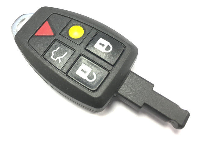 Replacement 5 button case for Volvo S40 V50 C30 C70 remote fob HU101 blade