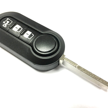 RFC 3 button flip key case for Vauxhall Combo D remote fob van 2011 2012 2013 2014 2015 2016 2017 Opel