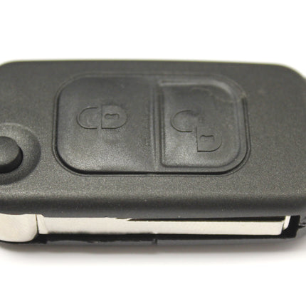 Replacement 2 button flip key case for Mercedes A class W168 remote infra red 1997 - 2004