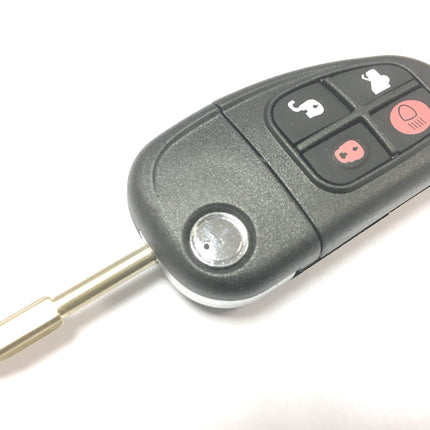 RFC 4 button remote flip key for Jaguar X Type XJ S Type