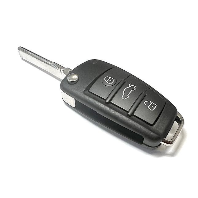 RFC 3 button remote flip key for Audi A1 Q3 S1 remote fob 434mhz ID48 Transponder DE 8X0 837 220 D