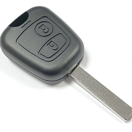 RFC 2 button key case for Peugeot 107 remote fob 2005 - 2014 VA2 Blade
